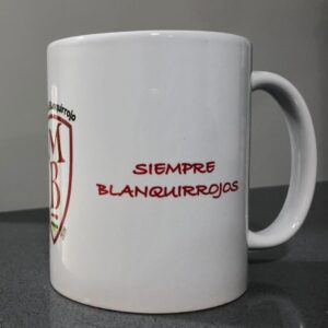 Taza oficial Peña Madrid Blanquirrojo